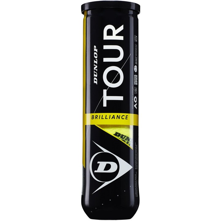 Mingi Tenis Dunlop Tour Brillance, 4 set