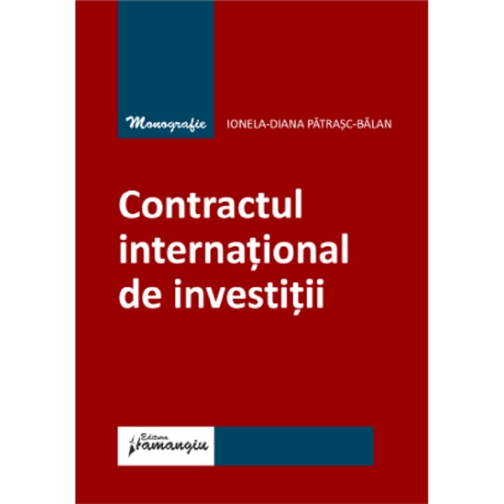 Contractul International De Investitii - Ionela-diana Patrasc-balan