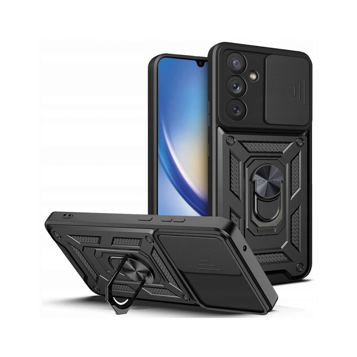 Кейс за Samsung Galaxy A35 5G Techsuit CamShield Series Черен