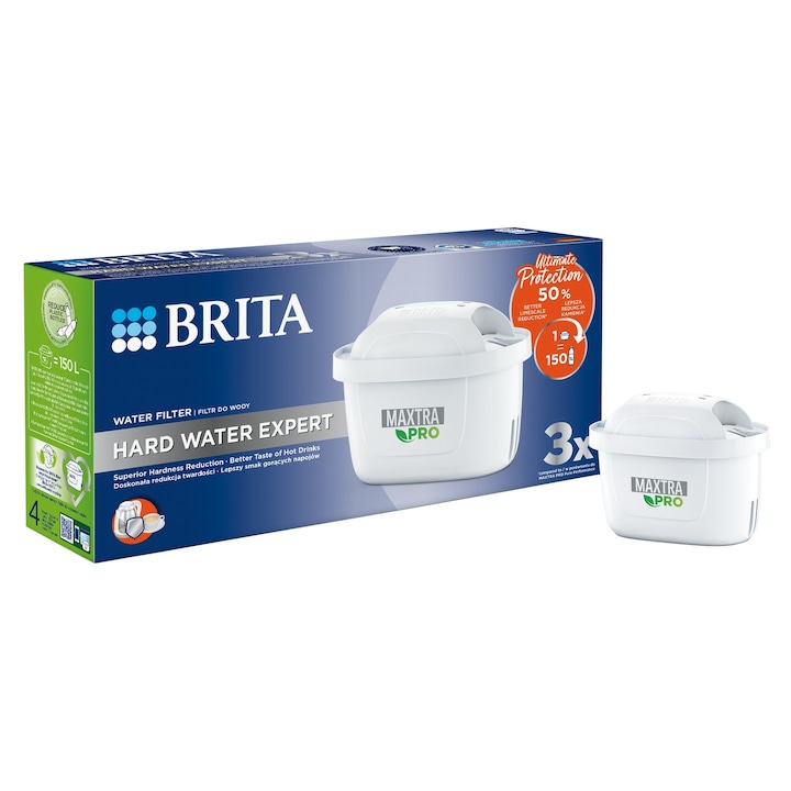 Brita BR1051769 Maxtra Pro Hardwater Expert vízszűrő patron, 3 darab