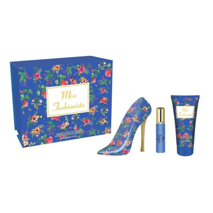 Set apa de parfum Fashionista blue EDP 100 ml + Lotiune de corp 100 ml + 15 ml