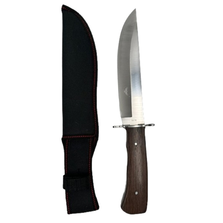 Cutit de vanatoare Wood Knife, IdeallStore®, 33 cm, Husa inclusa