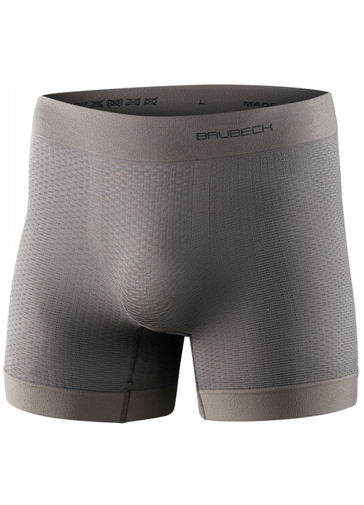 Boxeri barbati Brubeck, Base Layer, Poliamida/Polipropilena, Gri, Gri
