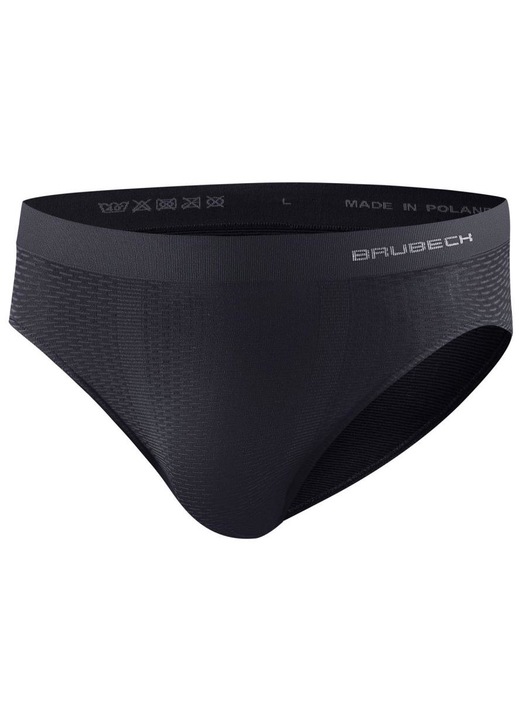 Chiloti barbati Brubeck, Base Layer, Poliamida/Polipropilena, Negru, Negru