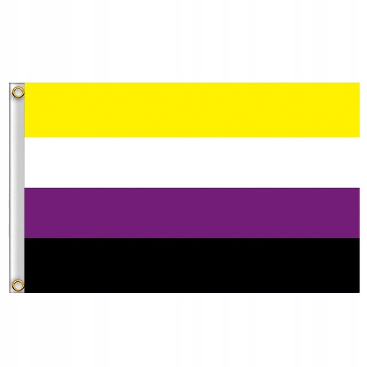 Steag LGBT, Non-binar, 90x150 cm, Poliester, Multicolor