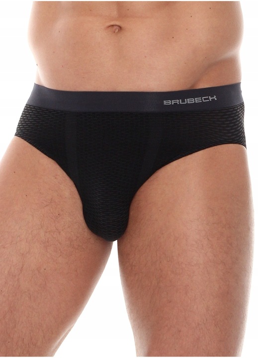 Chiloti barbati Brubeck, Base Layer, Poliamida/Polipropilena, Negru, S