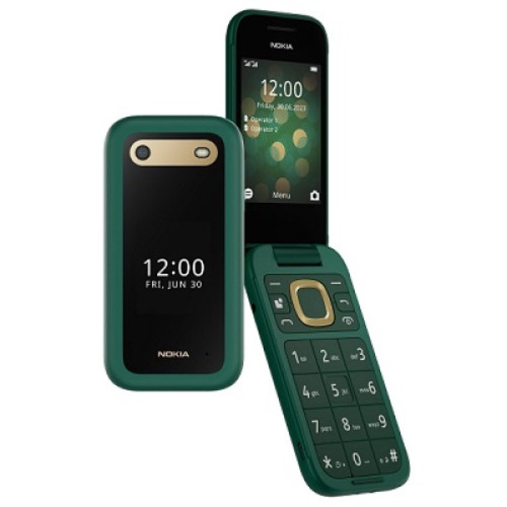 Nokia 2660 Flip 4G Zöld Kártyafüggetlen mobiltelefon