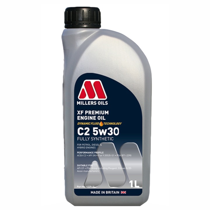 Ulei Sintetic Motor Millers XF Premium C2 5w-30, 1L
