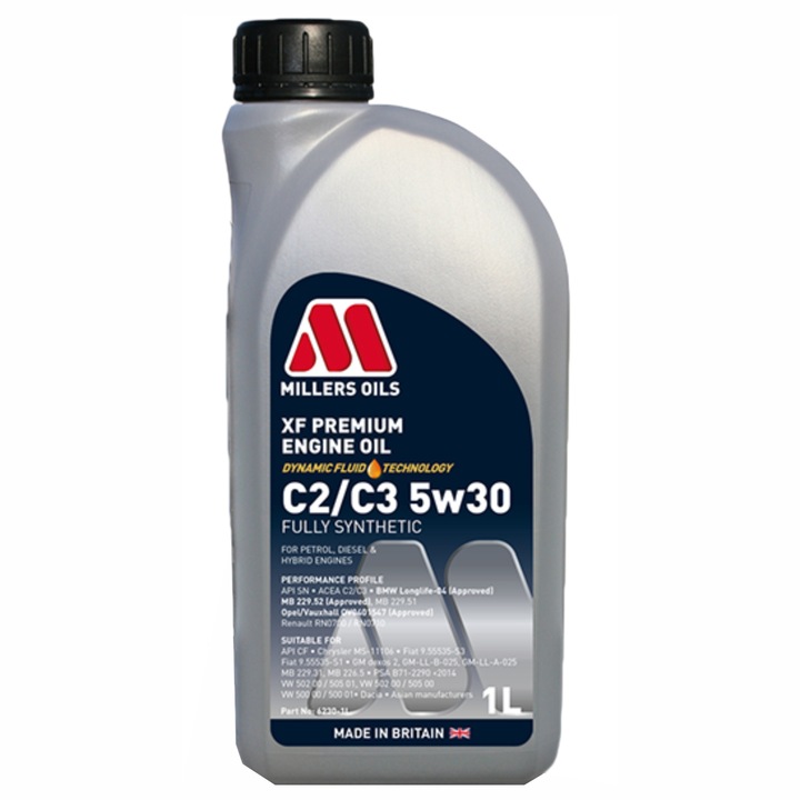 Ulei Sintetic Motor Millers XF Premium C2/C3 5w-30, 1L