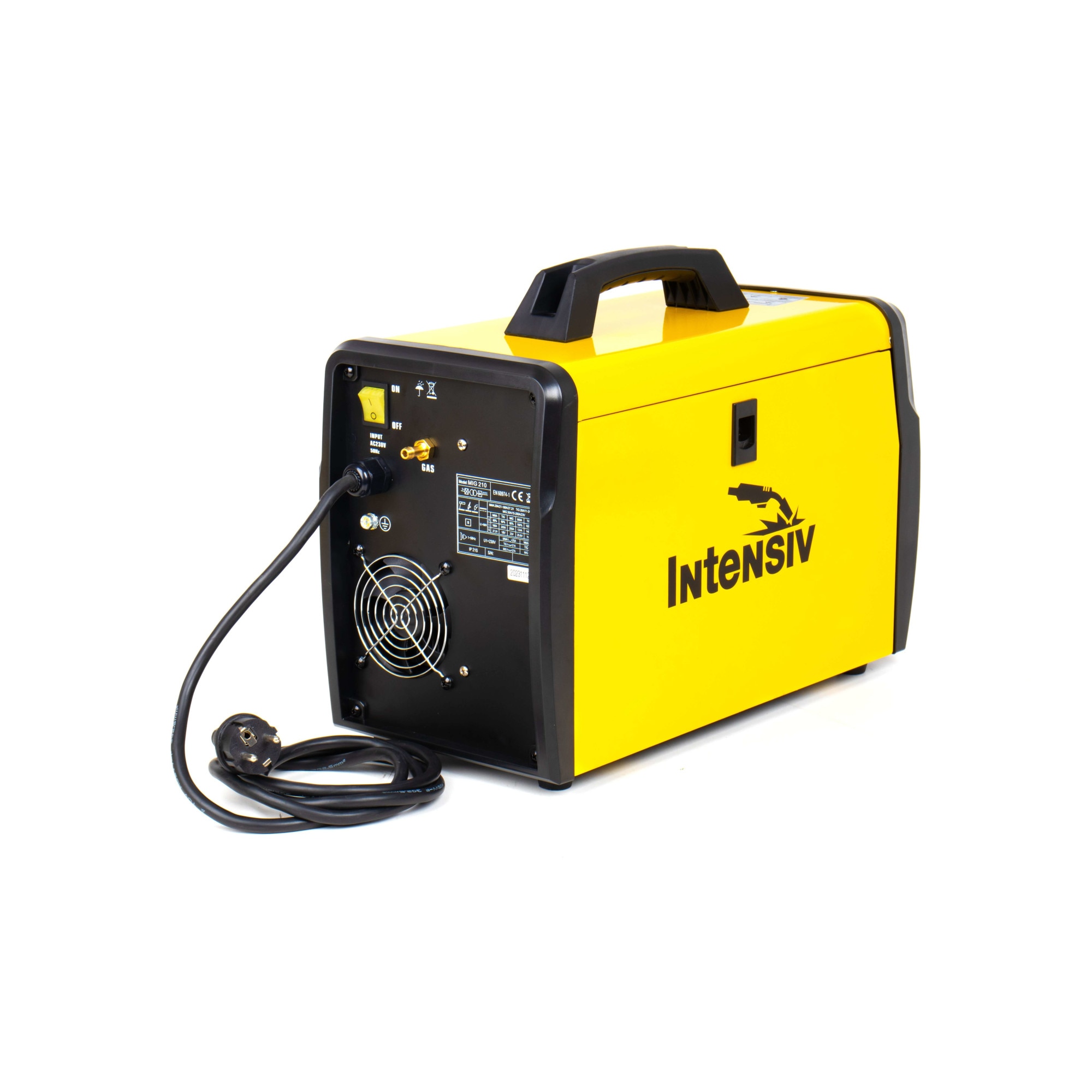 Invertor de sudura multiproces Intensiv 53241 MIG 210, MIG/TIG/MMA, 200 ...