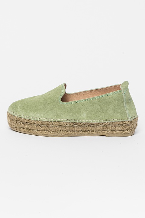 Manebi, Nyersbőr espadrilles, Páfrányzöld