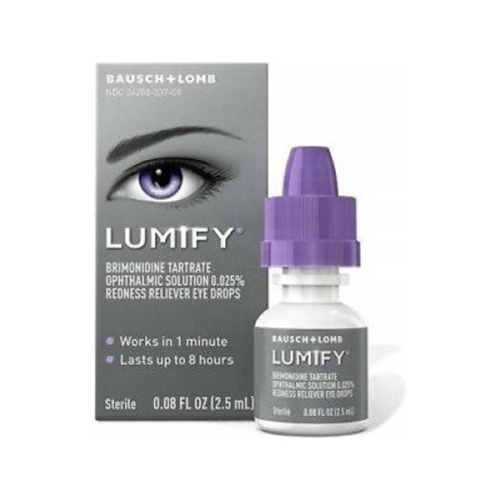 Lumify szemcsepp, csökkenti a pirosságot és az irritációt, 2,5 ml, uniszex