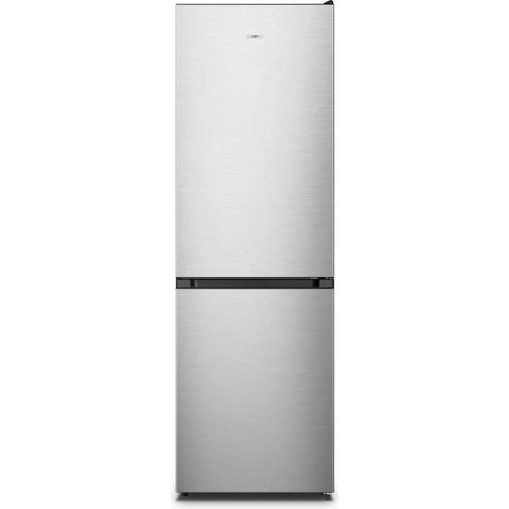 Gorenje NRK619EPXL4 Kombinált hűtőszekrény, 304l, M: 186 cm, MultiFlow 360°, TotalNoFrost, E energiaosztály, Ezüst