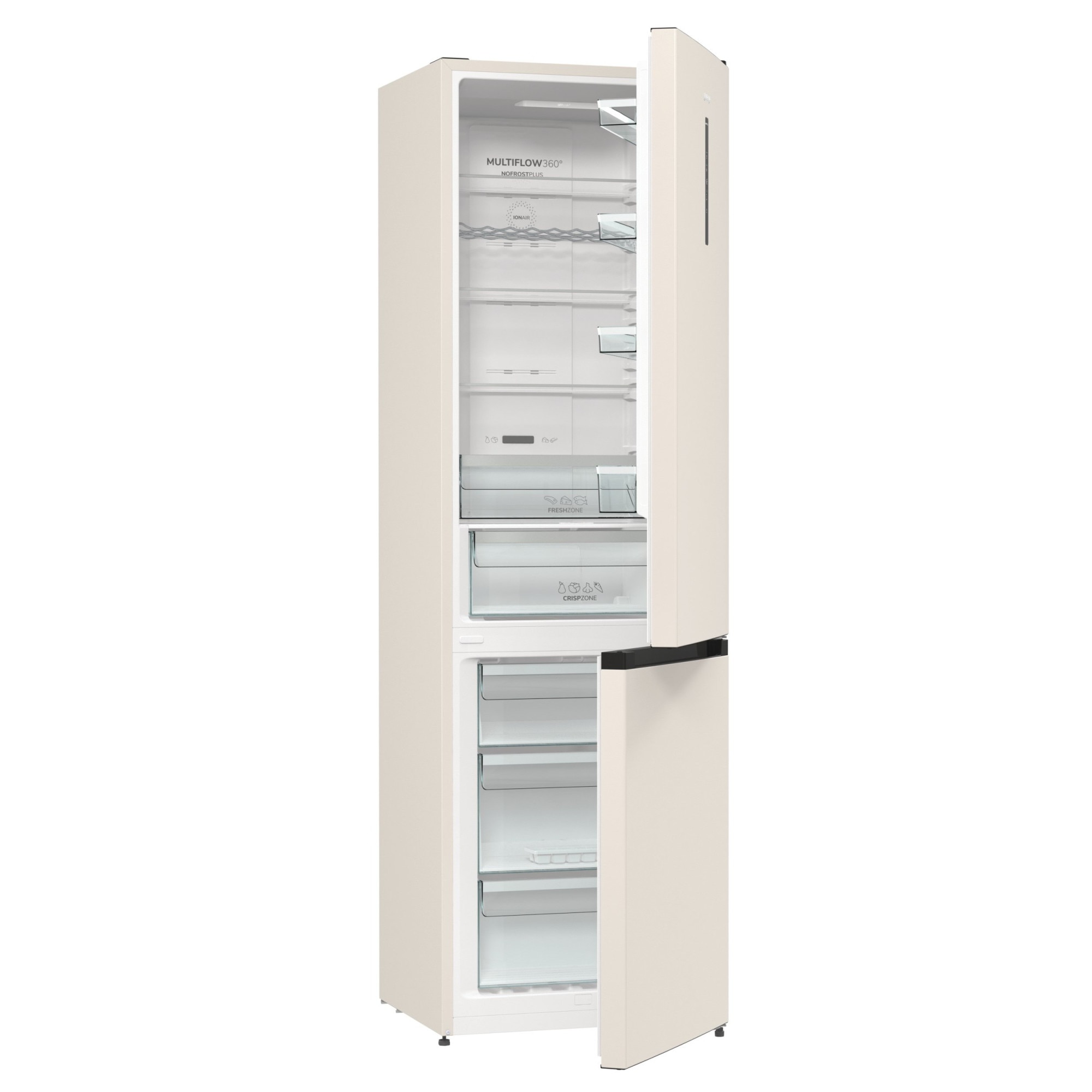 Frigider Gorenje NRK6202AC4 331l fara inghet Plus, 200cm, bej