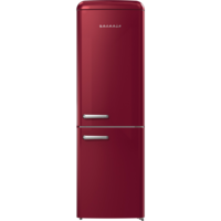 Combina frigorifica retro Gorenje ONRK619DR, 300l, H: 194 cm, HumidityControl, TotalNoFrost, clasa energetica E, Burgundy