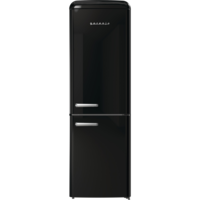 Combina frigorifica retro Gorenje ONRK619DBK, 300l, H: 194 cm, HumidityControl, TotalNoFrost, clasa energetica E, Negru