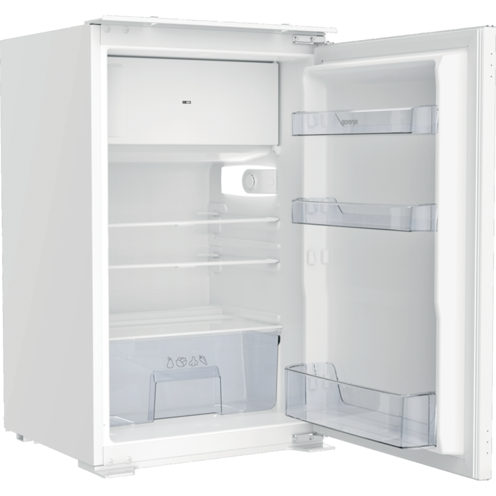 Gorenje RBI409EP1 Beépíthető hűtőszekrény, 1118l, M: 87.5 cm, LED, Mechanikus vezérlés, E energiaosztály, Fehér
