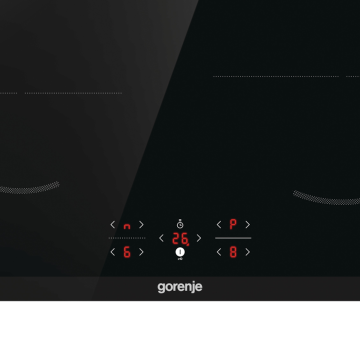 Плот Gorenje GI6421BC, Индукционен, 4 зони за готвене, TouchControl, Time-Assist, Stop&Go, StayWarm, Черен