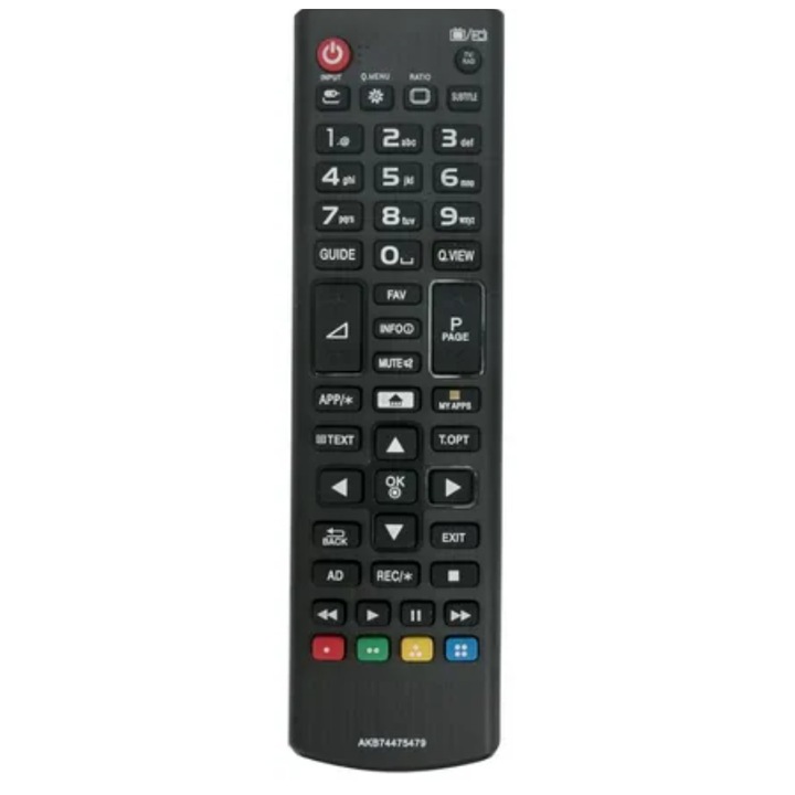 Telecomanda pentru TV LG, Negru