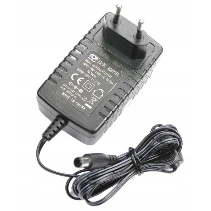 Sursa de alimentare, Negru, 24W, 12V, 2A