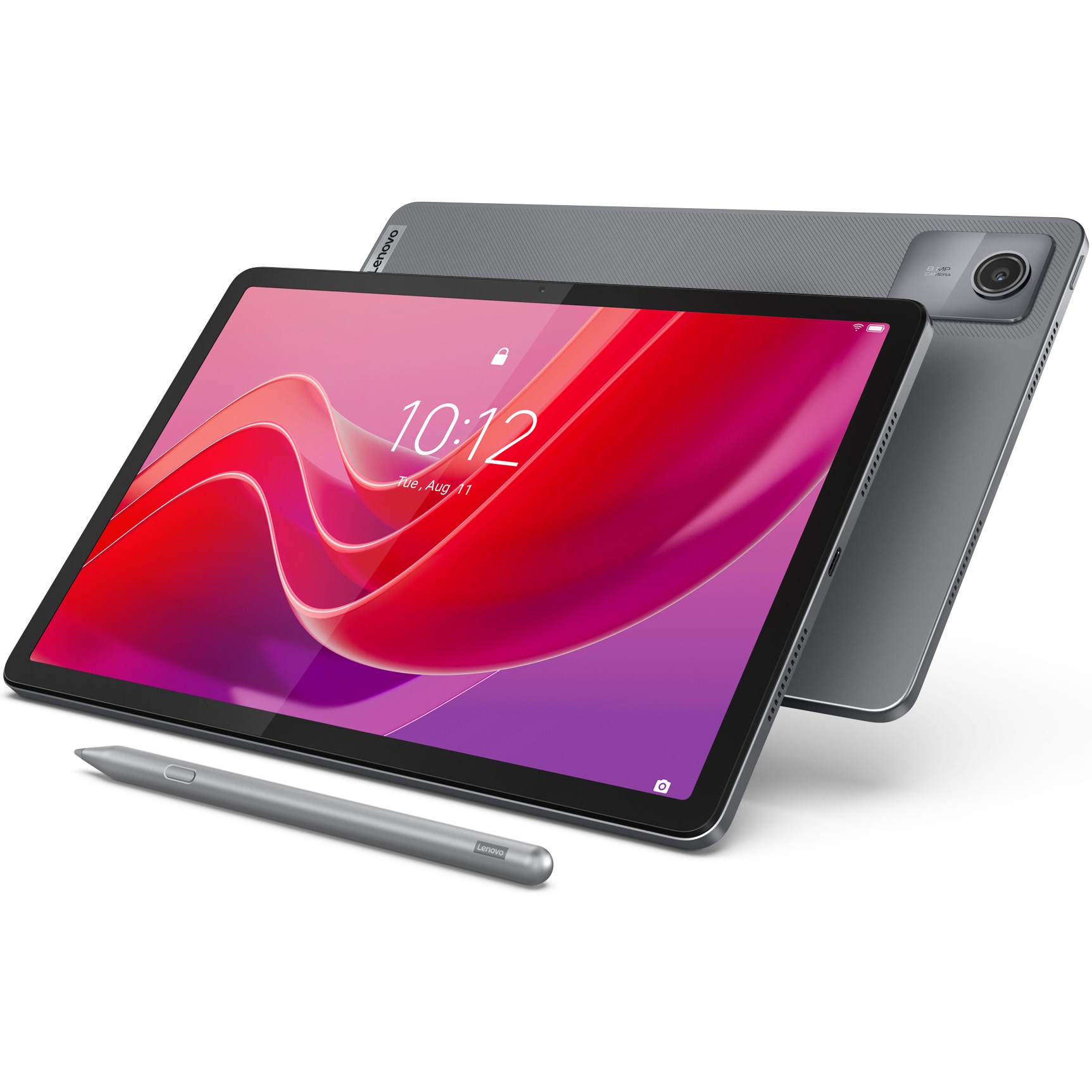 Tableta Lenovo Tab M11, Octa-Core, 11" WUXGA (1920x1200) IPS, 4GB RAM, 128GB, Wifi, Folio Case + Lenovo Tab Pen, Luna Grey