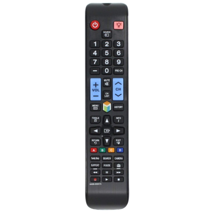 Univerzális távirányító Samsung TV-hez, fekete, több modellel kompatibilis