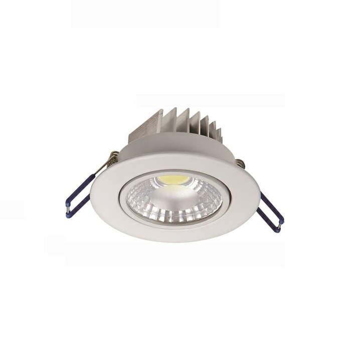 Set 2 spoturi LED, 10W, 6500K, alb, 13x10cm