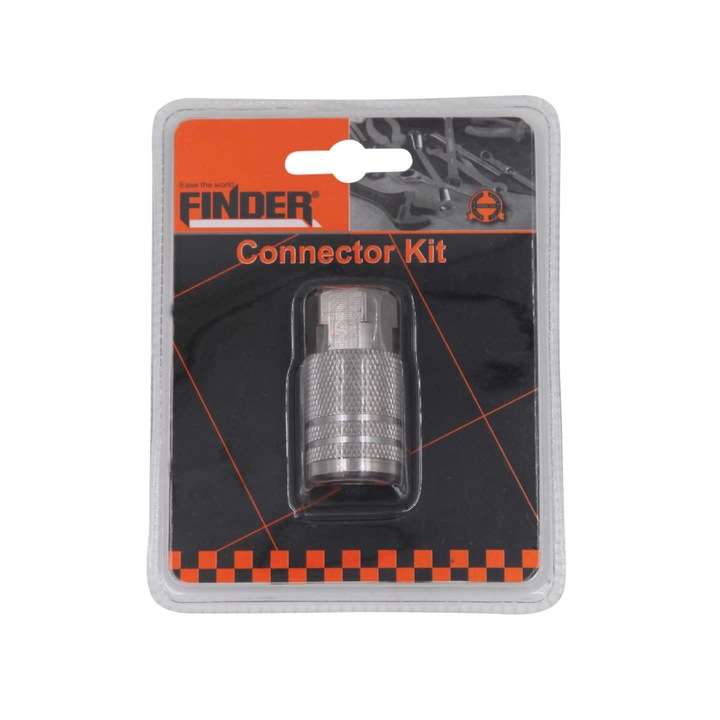 Cuplaj compresor rapid de aer, Finder, Argintiu