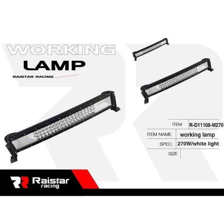 Far pentru vehicule cu LED, Raistar, 270W, Negru