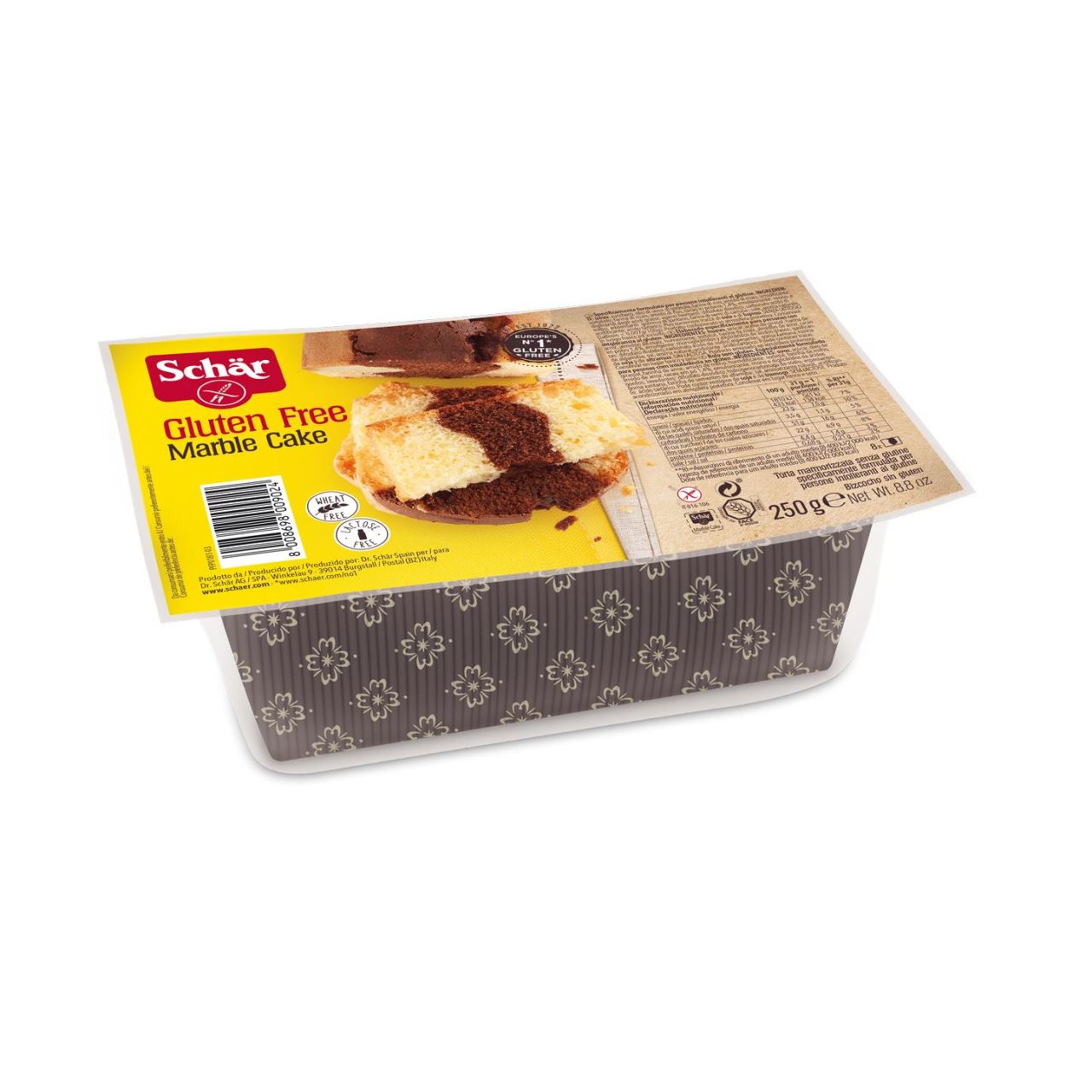Chec fara gluten Marble Cake 250 g Schar