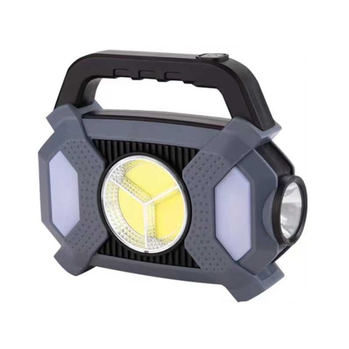 LED фенер, 1200mAh, 5W, сив