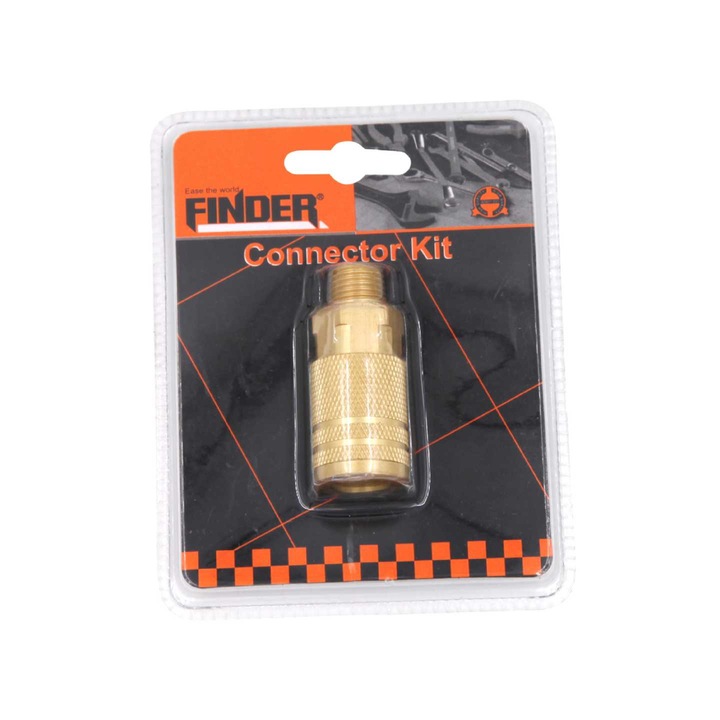 Cuplaj rapid pentru compresor de aer, Finder, Auriu