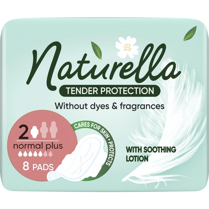Absorbante Naturella Ultra Tender Protection Normal Plus, 8 buc