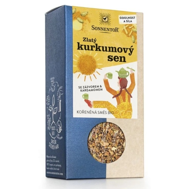 Ceai Turmeric Auriu 120gr Sonnentor
