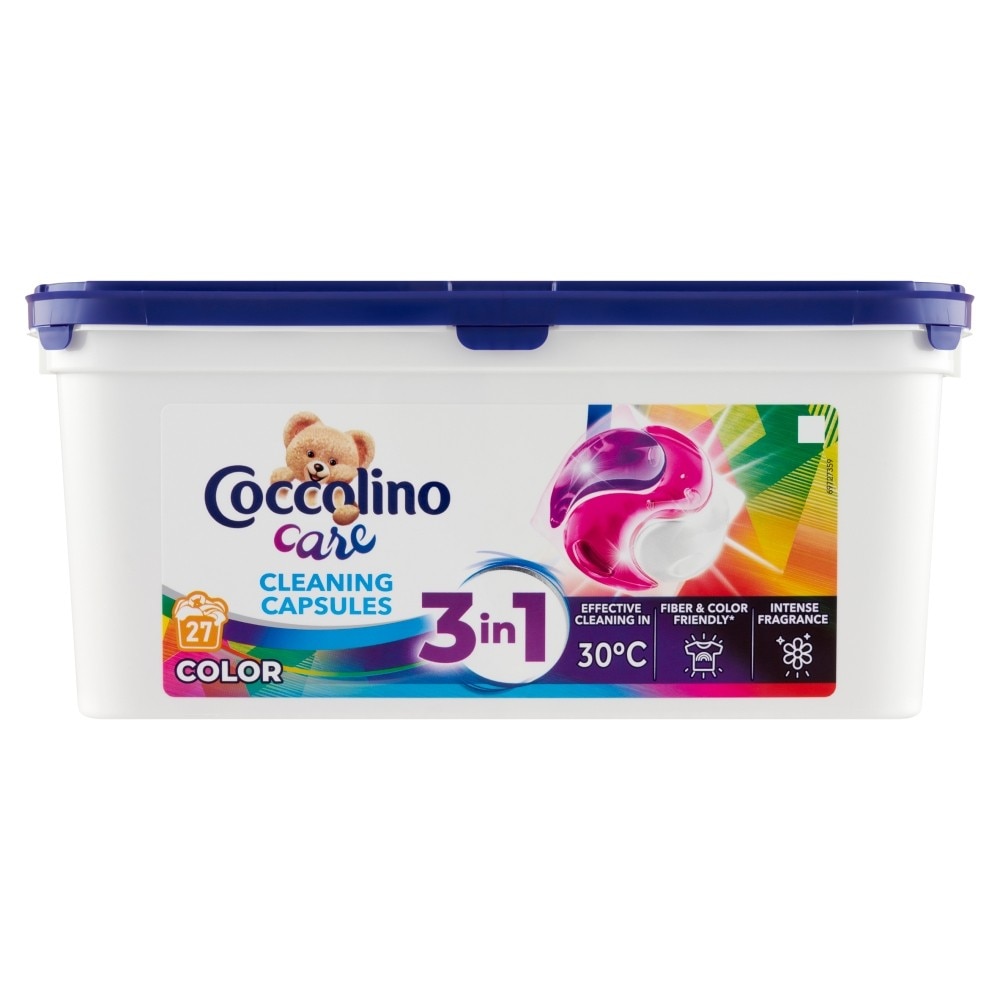 Detergent rufe 3in1, Cocolino, Pentru rufe colorate, 27 capsule, 467 g ...