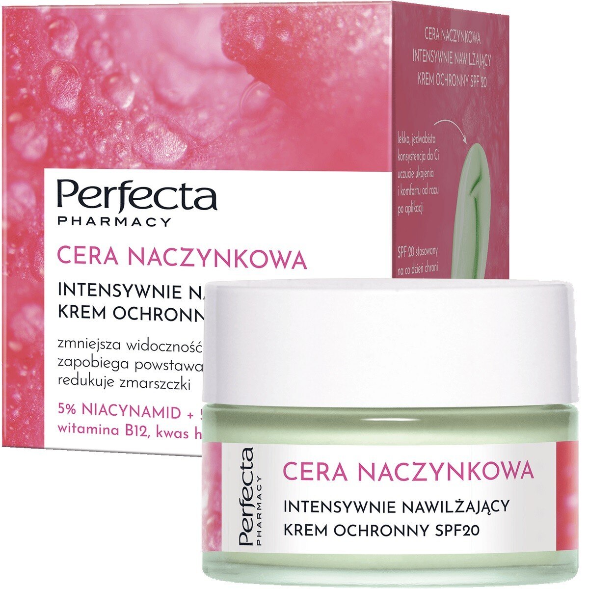 Крем за лице, Perfecta, Хидратиращ, SPF20, 50 мл - eMAG.bg