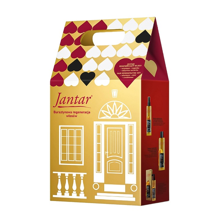 Set sampon, balsam si spray de par, Farmona, 300/100/200 ml