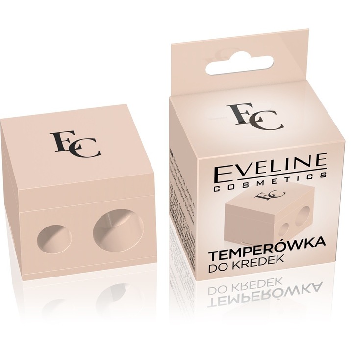 Ascutitoare pentru creioane cosmetice, Eveline Cosmetics, Bej