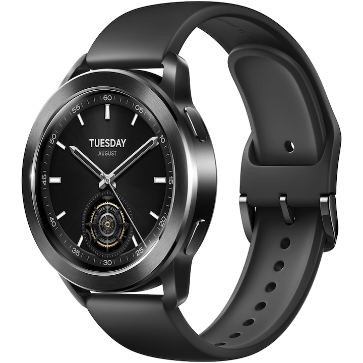 Xiaomi Watch S3 okosóra, BHR7874GL, fekete
