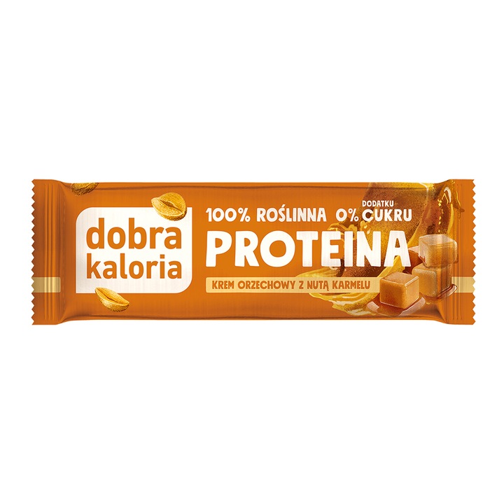 Baton proteic, Dobra Kaloria, Proteina vegetala, 42 g