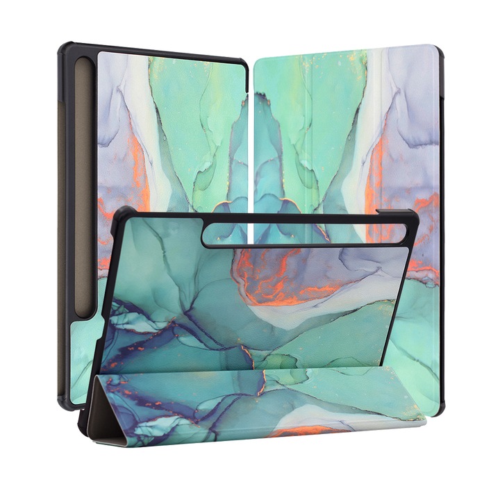 Защитен калъф за Samsung Galaxy Tab S9/S9 FE, SoL Protect, F50, нанотекстил, Lucky Green Time