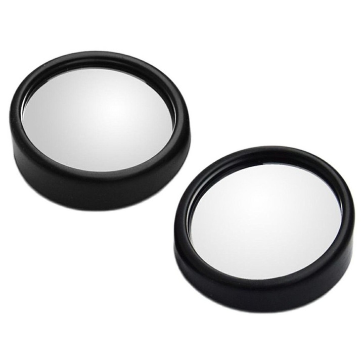 Set 2 oglinzi suplimentare "Unghi Mort", rotunde, autoadezive, diametru 53mm2