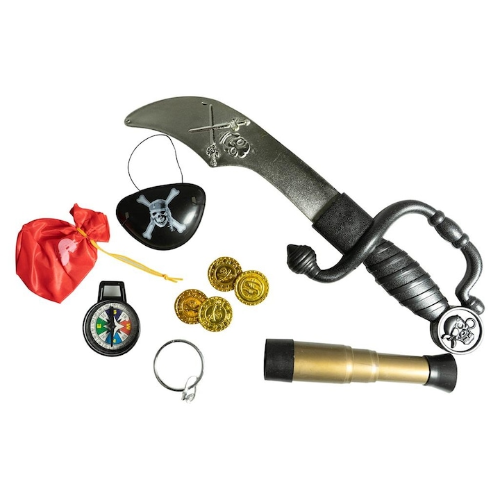 Set accesorii pirat, Multicolor