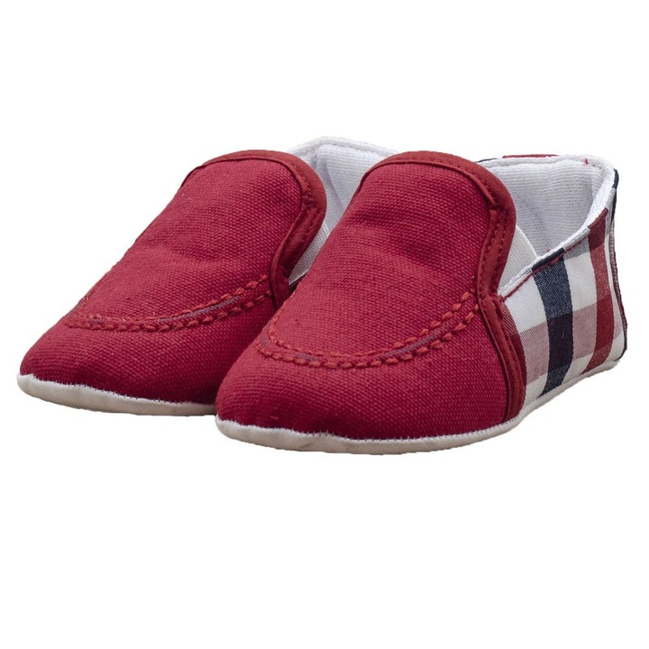 Botosei, Funny Baby, baieti, material textil, usori, 1718, Rosu