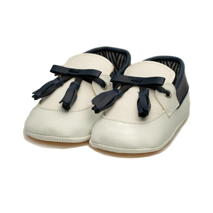 Botosei, Funny Baby, baieti, piele ecologica, usori, 1295, Bleumarin