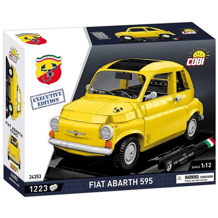 Конструктор Cobi Fiat Abarth 595 - Executive Edition, 1223 части