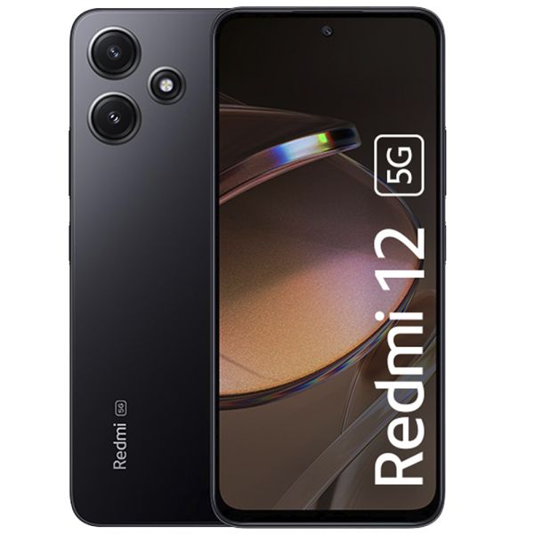 Мобилен телефон Xiaomi Redmi 12 5G, 4GB RAM, 128GB, Midnight Black