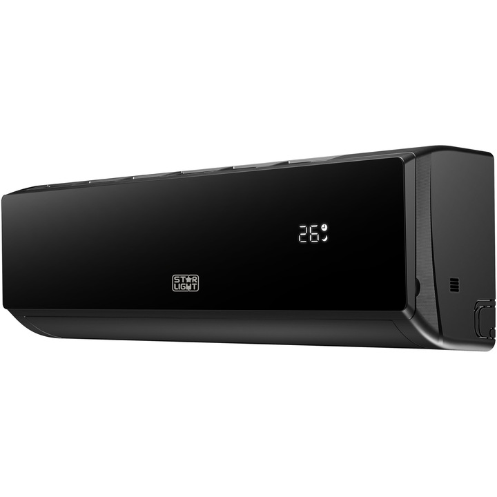 Климатик Star-Light ACT-09BLWF, 9000 BTU Wi-Fi, Клас A++, Функция отопление, Дисплей, Черен
