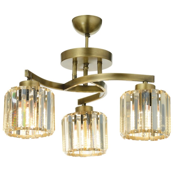 Candelabru design interior Vintage, Butorpiac, Metal, 58x58x40 cm, Bronz