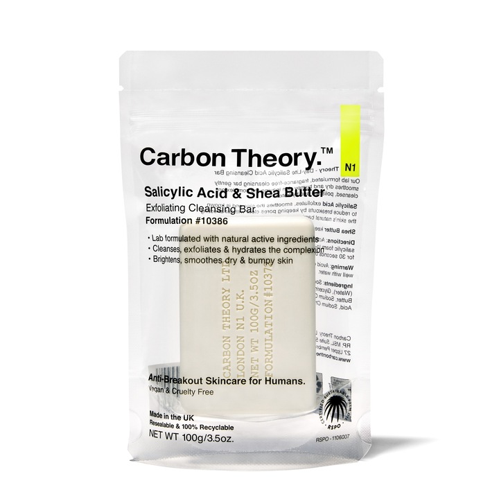 Hámlasztó szappan, Carbon Theory, Shea vajjal, 100g